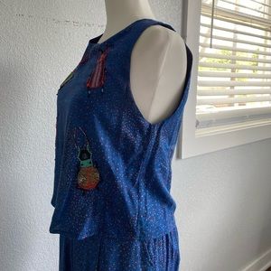 Anthropologie Beaded Jumpsuit